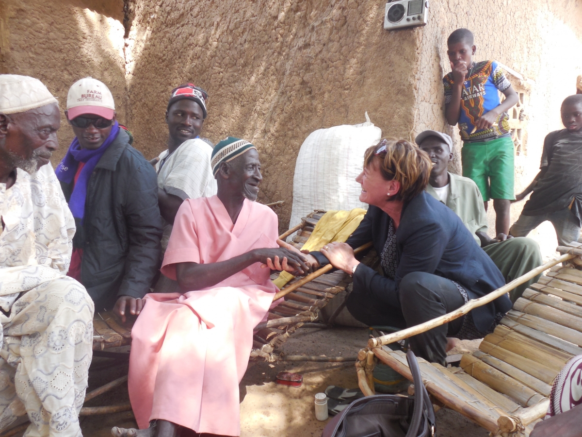 Dorfältester in Markadougou